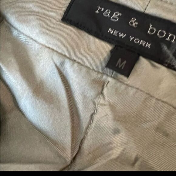 Rag & Bone SILK New Runway   Zig Zag Vest Vitiver Jacket in Sage - Picture 4 of 8